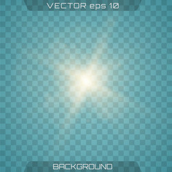 Light effect glow vector