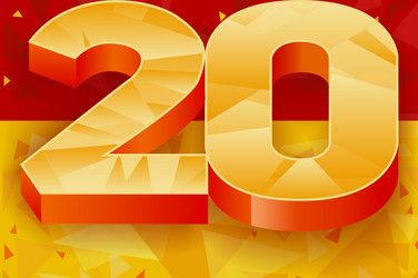 pattern numbers for use in banner ads vector image