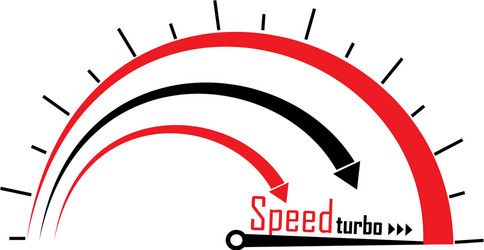 set of isolated speed lines the effect vector image
