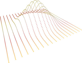 data slice in volume function point vector image