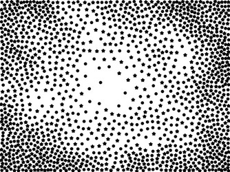 halftone dotted background in pop art style vector image