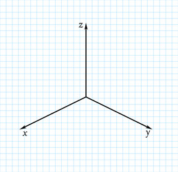 polar coordinate systemon graph paper vector