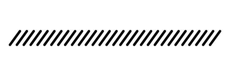 slash line border diagonal parallel lines divider vector image