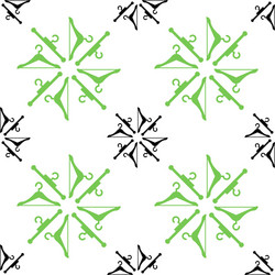 abstract hanger seamless pattern or background vector image