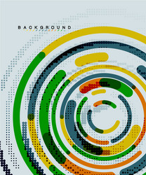 circular lines circles geometric abstract vector image