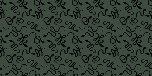 snake repeat pattern design background vector image