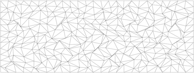 abstract geometric pattern with chaotic triangle vector image