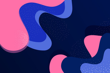 background template with abstract shapes and color vector image