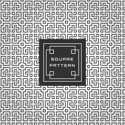 stylish geometric abstract square pattern vector image