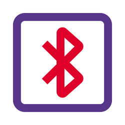 bluetooth modern technology for data sharing vector image