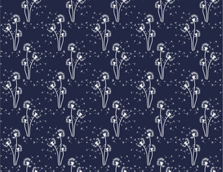 Dandelion Field Background vector image