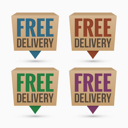 Delivery Icon - Boxes Pointer vector image