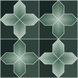 green gradient cross pattern seamless background vector image