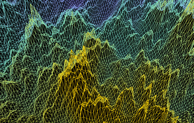 lattice structure science technology 3d grid vector image