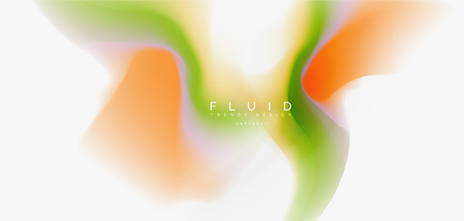 Liquid Flow Wave Abstract Pattern vector image