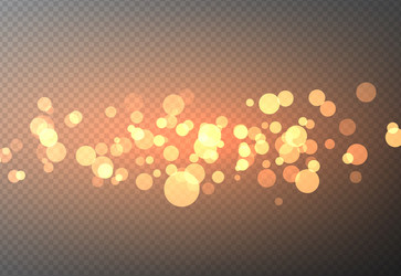 Abstract blurred light element bokeh lights vector