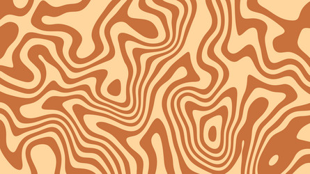 pattern wave caramel background with wavy peanut vector image