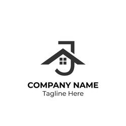 House icon template home creative logo design Vector Image