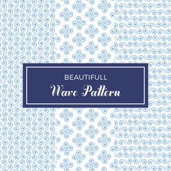wave pattern set - background and textureprint vector image