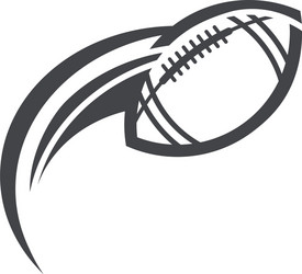 American Football Swoosh Icon Vector Image
