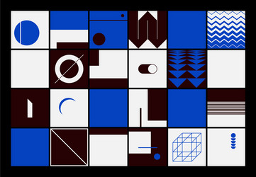 Deconstructed Geometric Pattern vector image