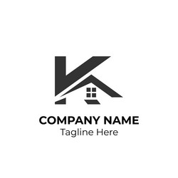 House icon template home creative logo design Vector Image