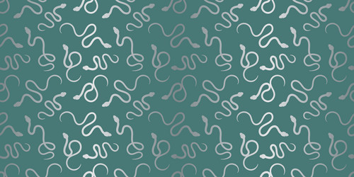 snake repeat pattern design background vector image