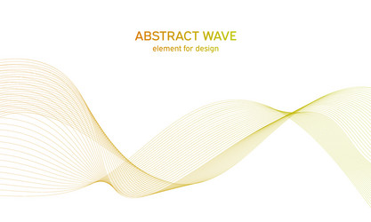 abstract colorful wave element for design vector image