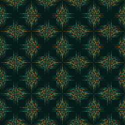 Abstract green squares seamless pattern design vector