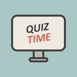 online quiz from on phone choice and survey vector image