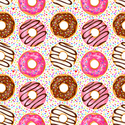 Sweet donuts set Royalty Free Vector Image - VectorStock
