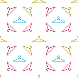abstract hanger seamless pattern or background vector image