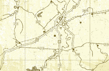 Fragment of an Old Map vector image