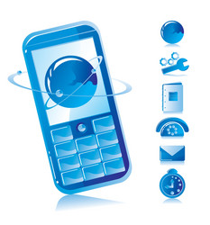 Mobile phone Royalty Free Vector Image - VectorStock