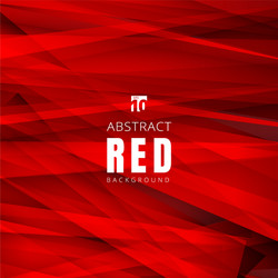 Overlapping Red Triangle Background vector image