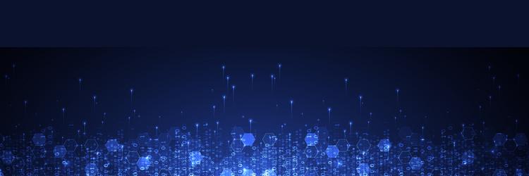 Digital Data Stream Background vector image