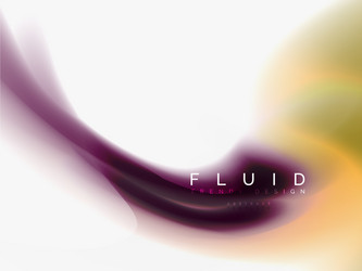 Fluid Abstract Color Background vector image