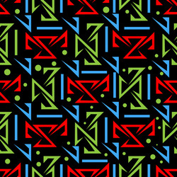 geometric pattern background vector image