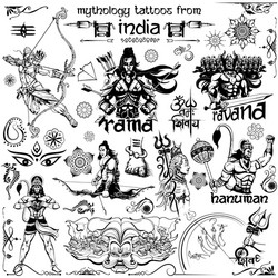 Hanuman Tattoo Vector Images (over 1,000) Hanuman Tattoo Vector Images (over 1,000)