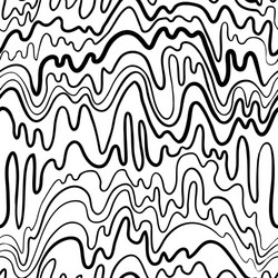 Abstract Black and White Swirl Pattern vector image