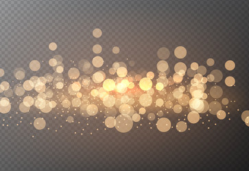 Abstract blurred light element bokeh lights vector