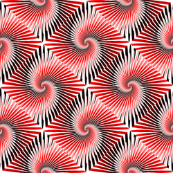 Design seamless colorful whirl rotation pattern vector