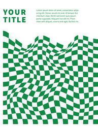 Dynamic Checkered Background vector image