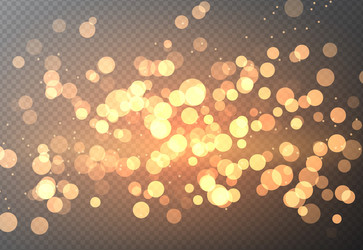 abstract blurred light element bokeh lights vector image