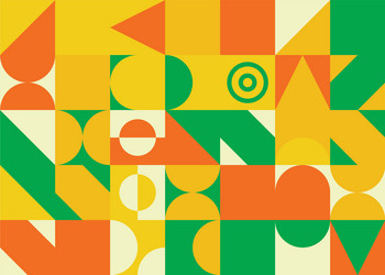 deconstructed abstract pattern design vector image