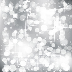 Sparkling Christmas Lights Background vector image