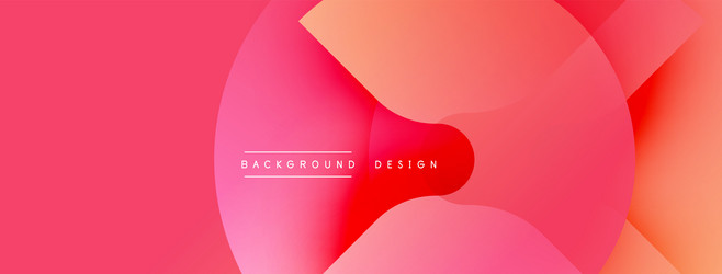 abstract pink background overlapping circles vector image