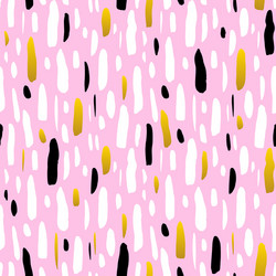 Brush Strokes & Splatter Pattern vector image
