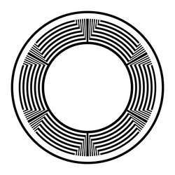 Geometric Circle Pattern vector image