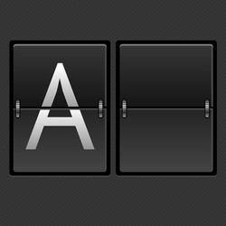 Digital Time Display Panel vector image